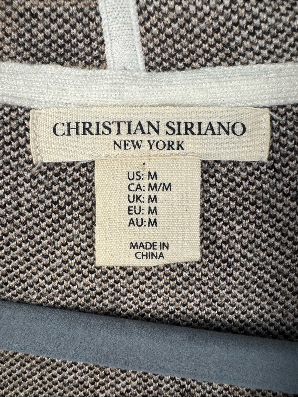 Christian Siriano Plaid Hooded Wrap Cardigan Sweater M - Picture 3 of 15